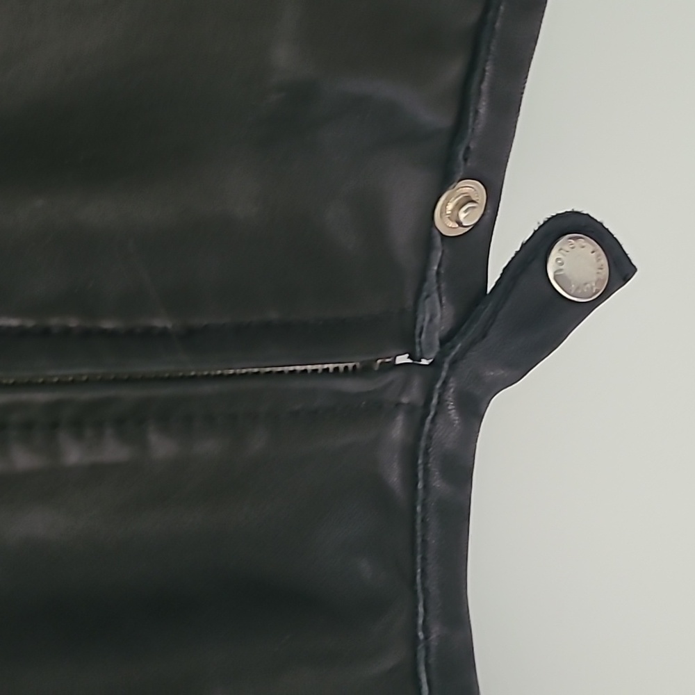 Women's black leather jacket Jones New York - Picture 10 of 11